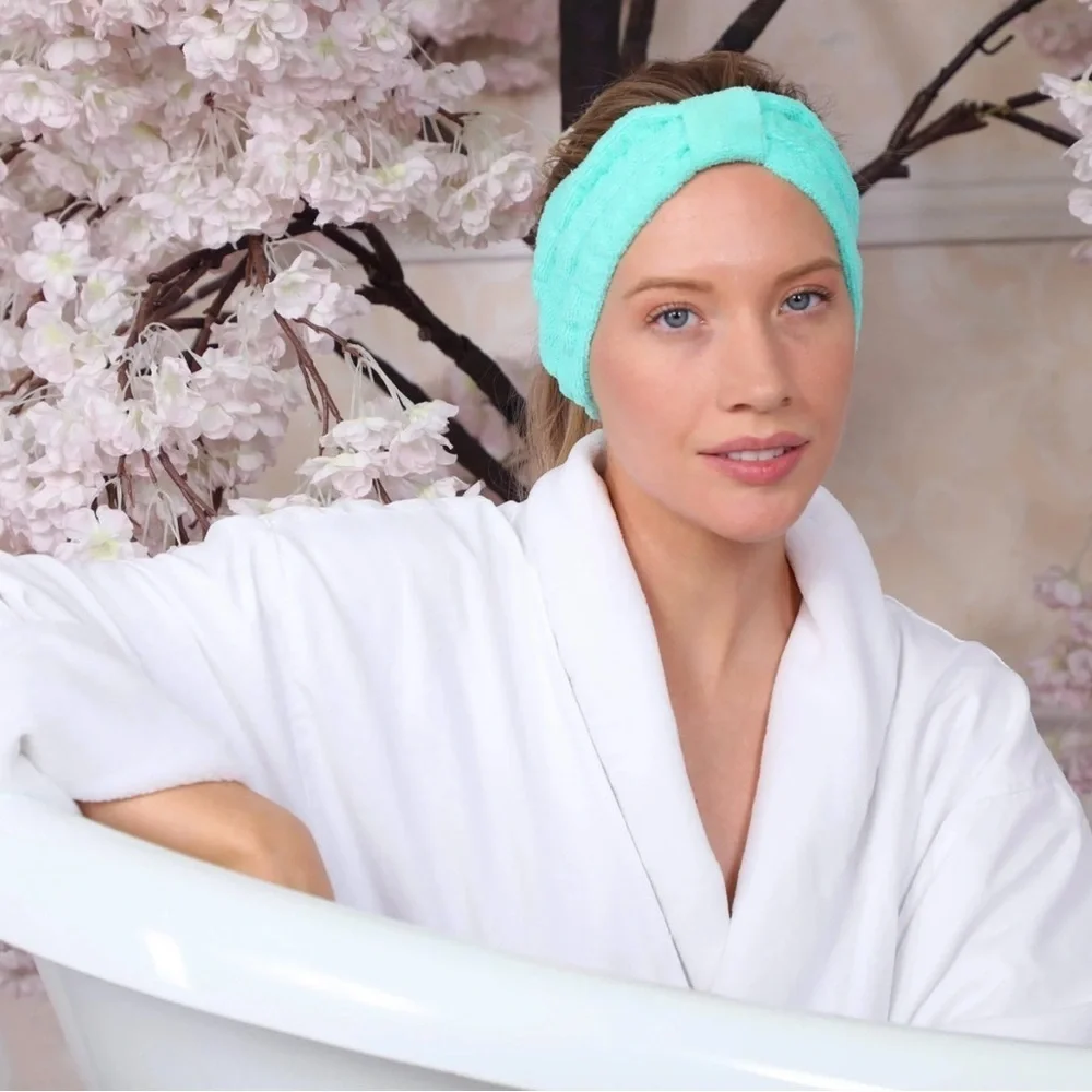 Daily Concepts Daily Beauty Headband Aqua / Mint Green Spa / Makeup Headband